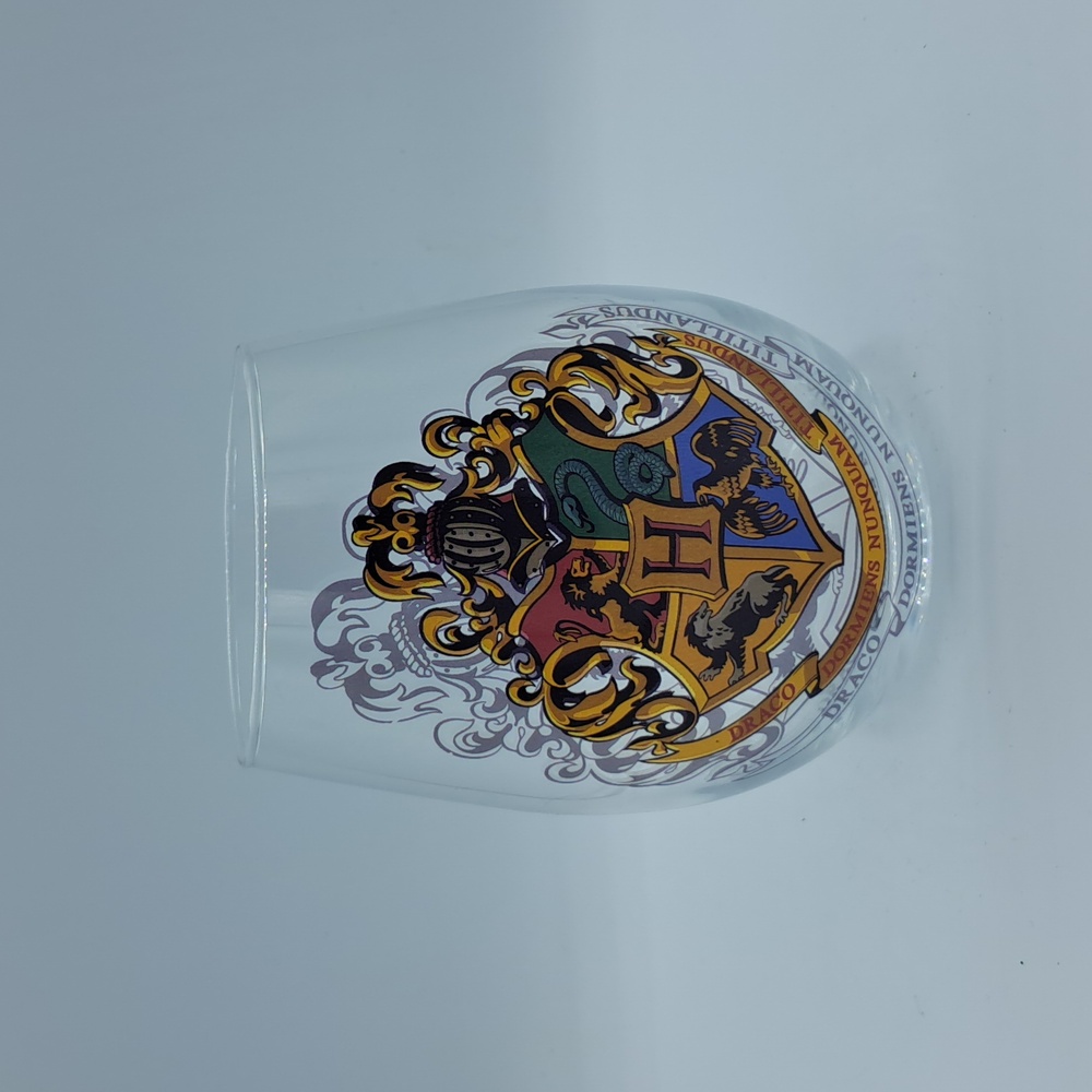 Hogwarts Crest Stemless Wine Glass